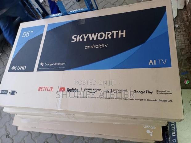Skyworth 55" Android Ai Tv Google Assist Super Slim - thumbnail 3