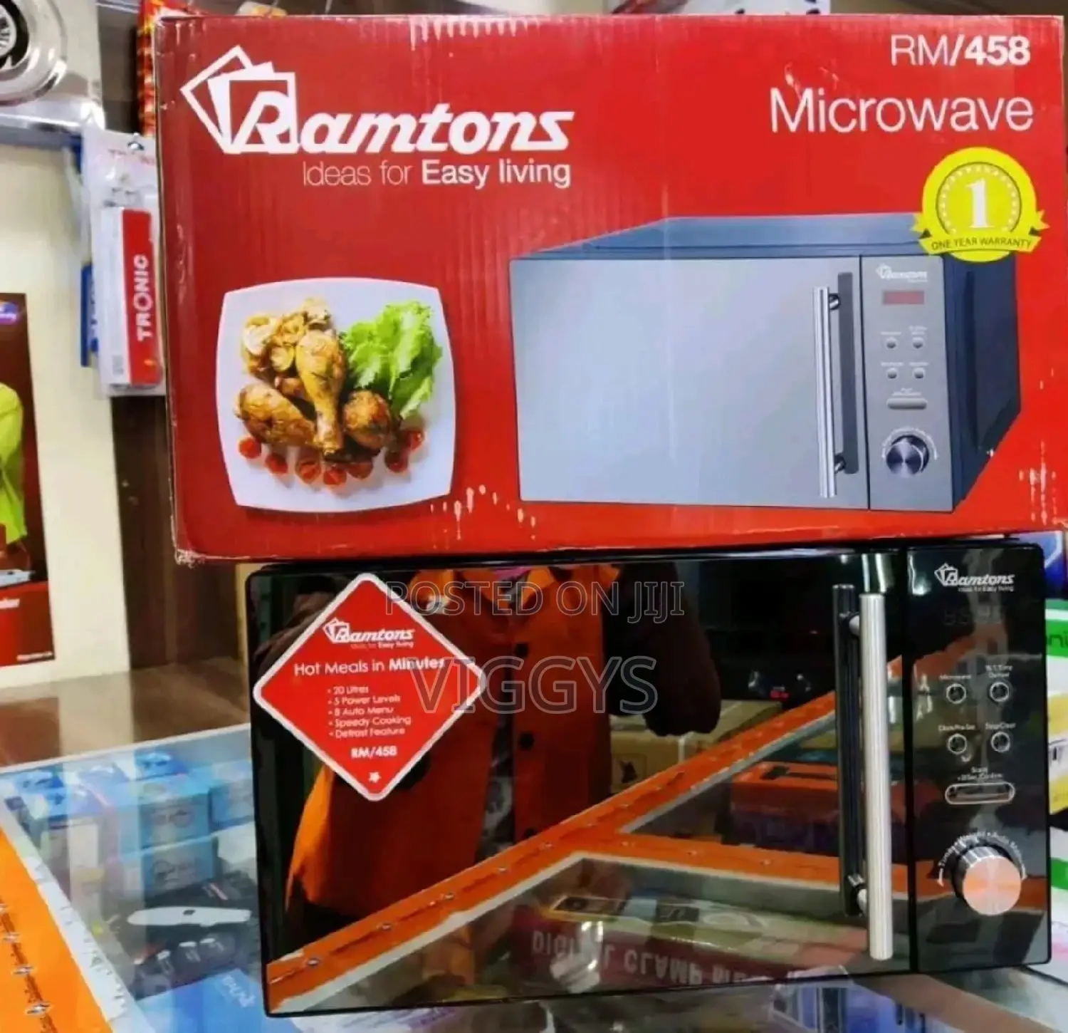 Ramtons 20 Litres Microwave Rm 458
