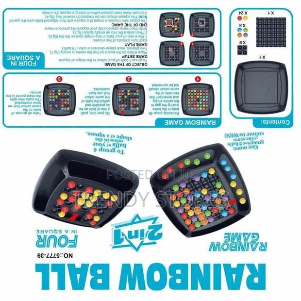 Four in a Square Rainbow Game - main view