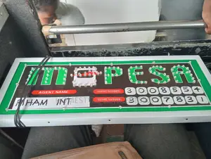 MPESA Sign With LED Lights