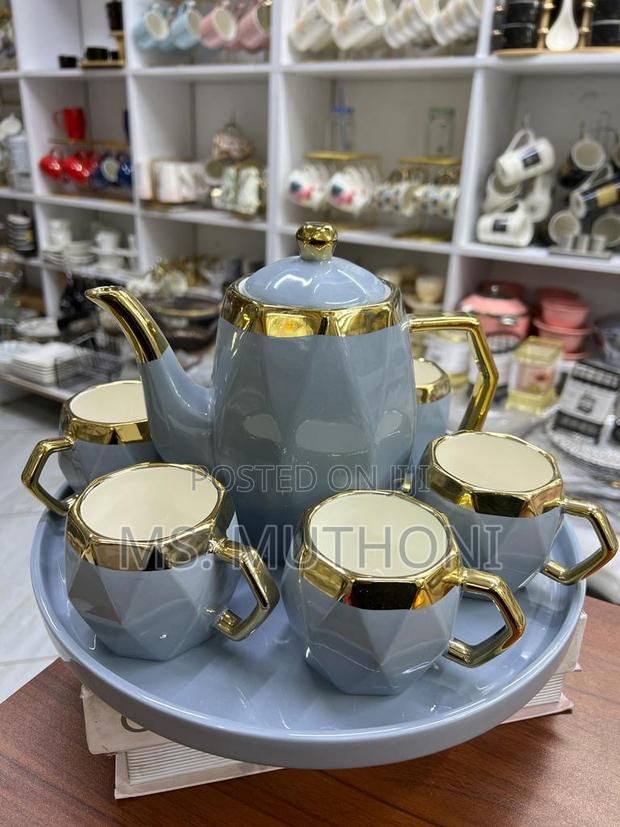 Tea Sets With Rotating Ceramic Trays - thumbnail 2