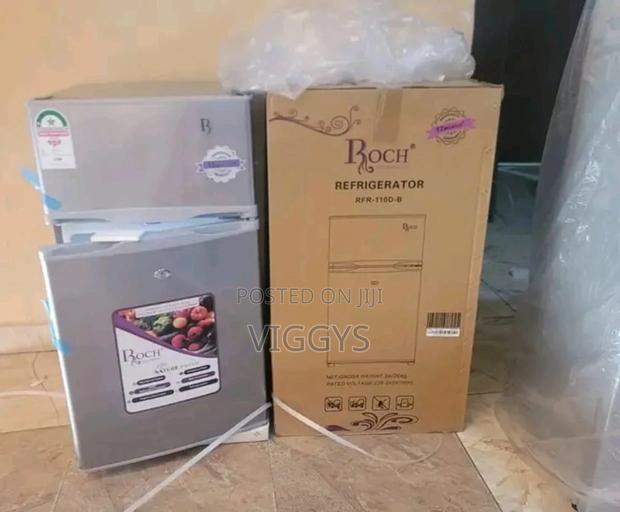 Roch 110 D-B 85l Double Door Fridge Silver