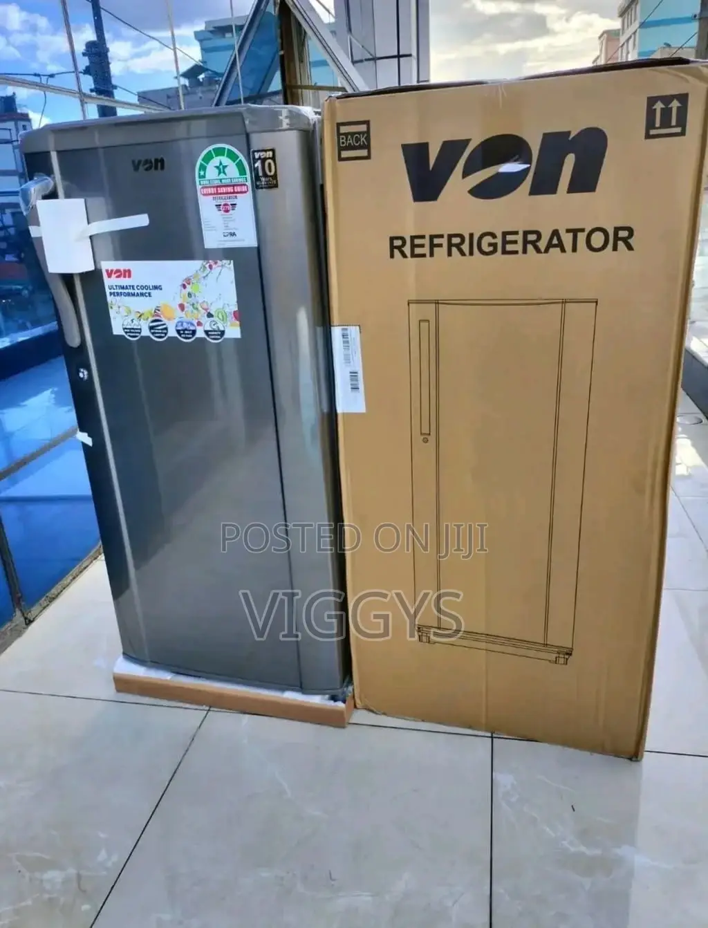 Classic Von 185litre Single Door Fridge