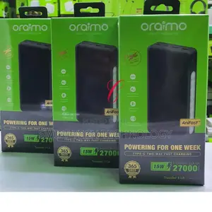 Power Bank ,Power Bank Oraimo 27,000amh With Flash Light