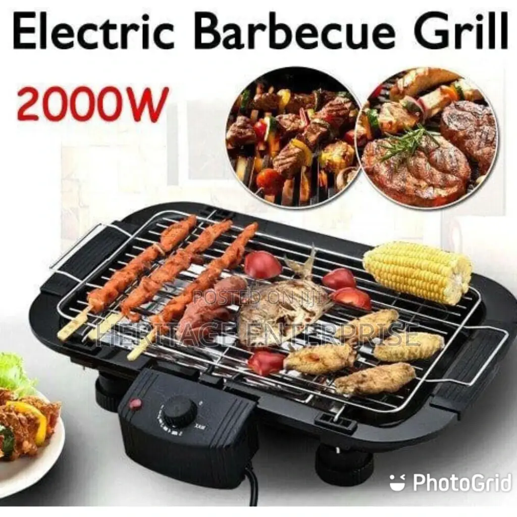 Electric Barbecue Grill Adjustable