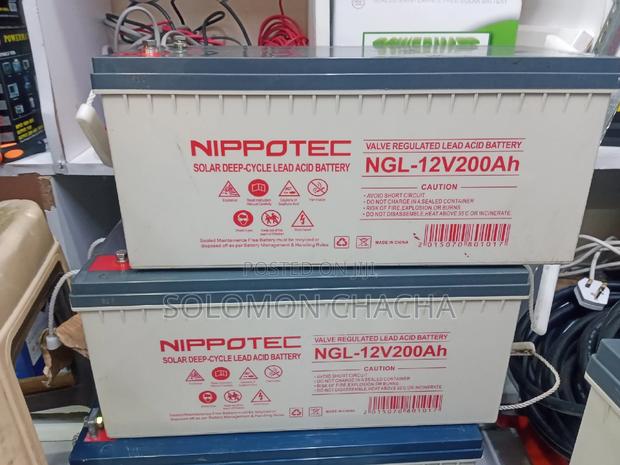 Nippotec 200ah 12v Deep Cycle Battery - main view