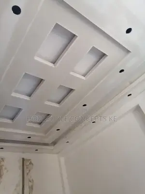 Coffered Waffle Ceilings Designs With Cornices and Panels