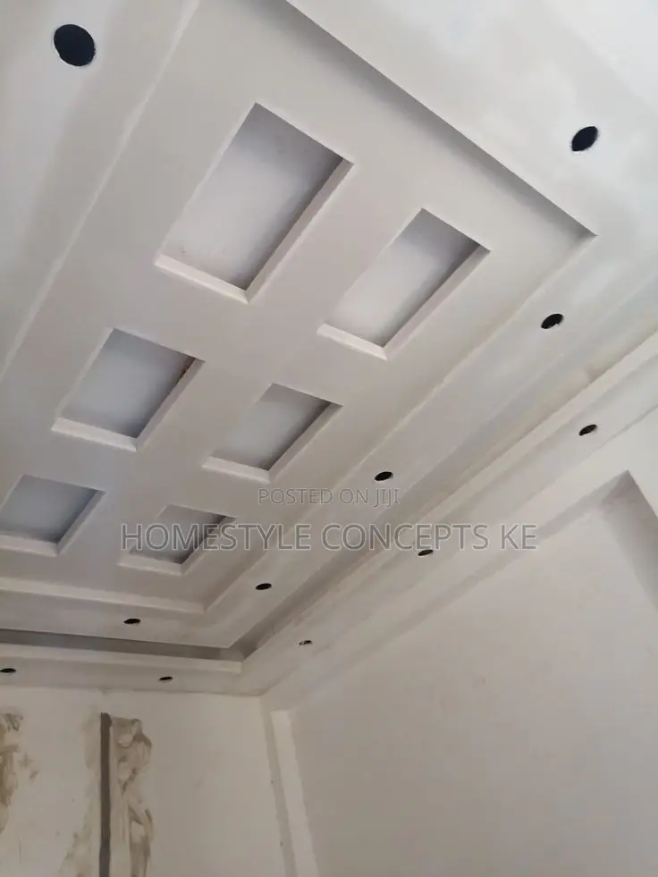 Coffered Waffle Ceilings Designs With Cornices and Panels in Karen Building & Trade Services