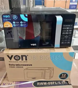  Classic Von Black 20 Litres Microwave