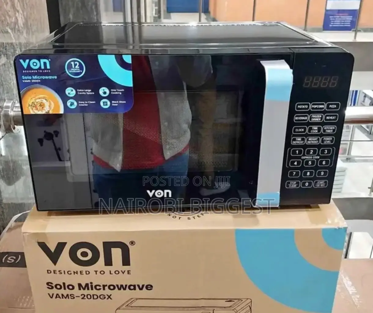 +(Amazing Classic Von Black 20 Litres Microwave