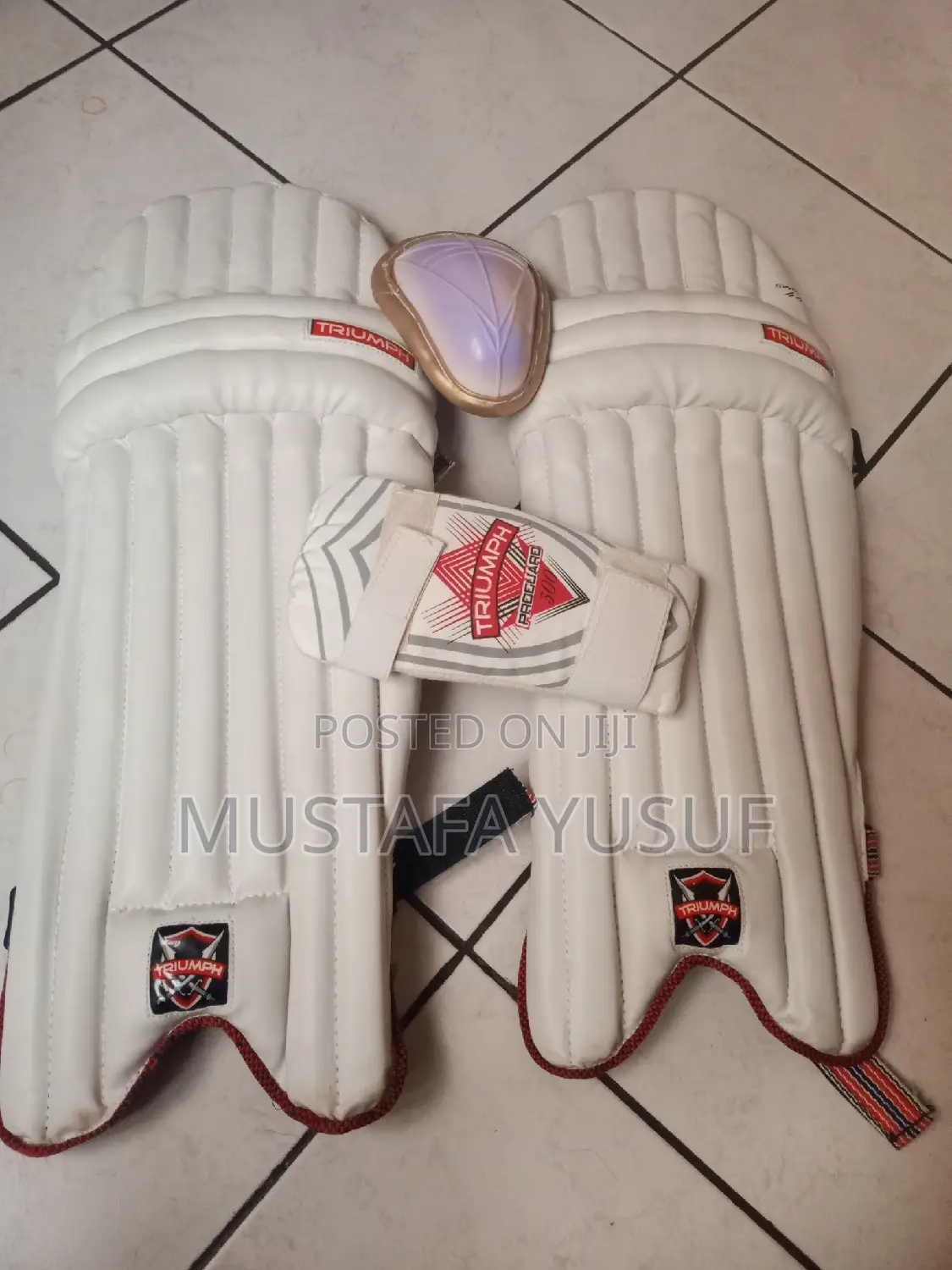 Cricket Set of Pads ,Guards and Gloves .