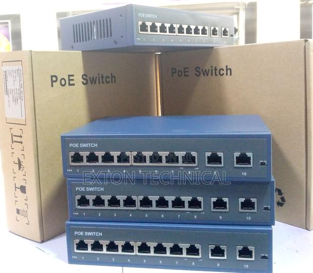 8 Port 10/100mbps Poe+2 Port Switch Unmanaged