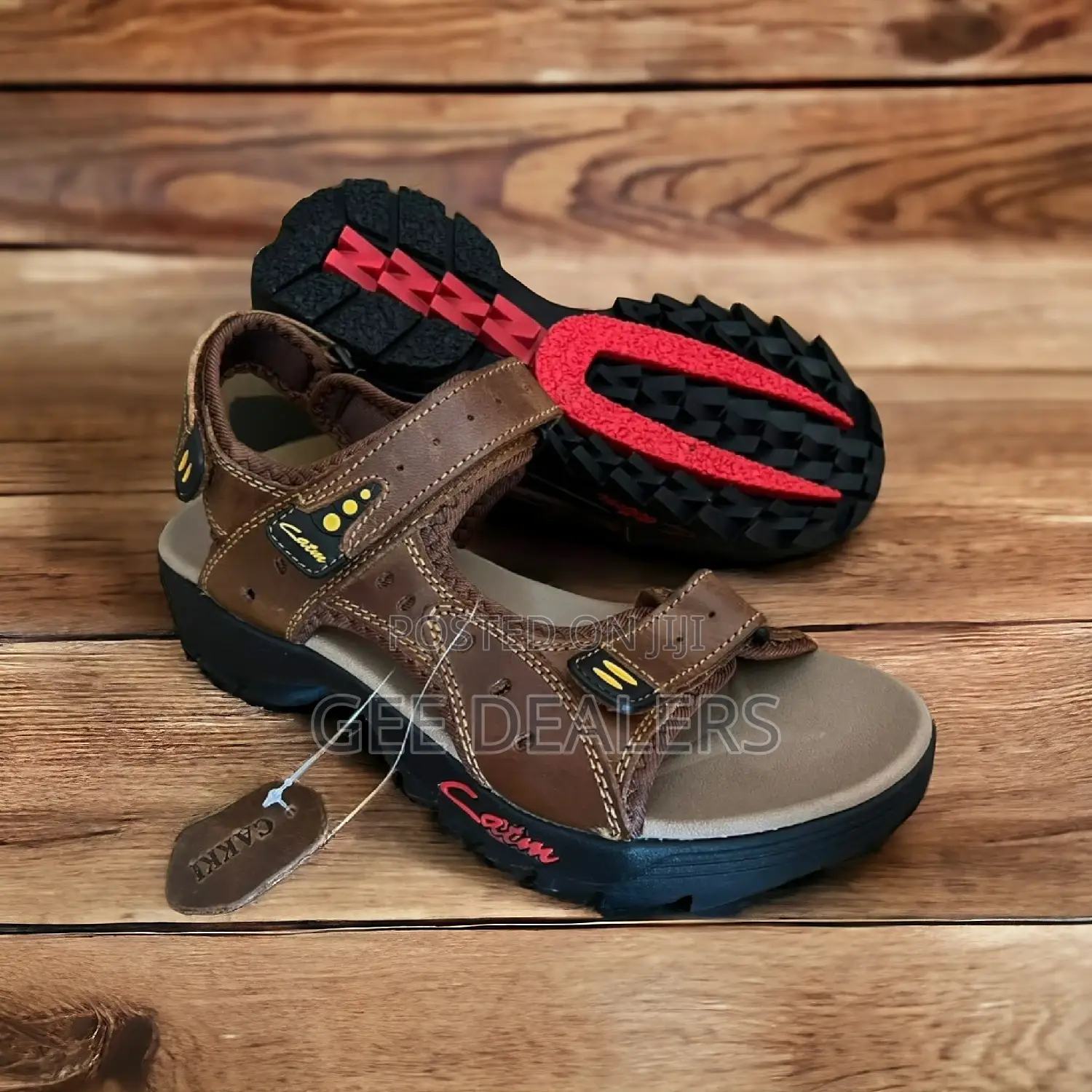 Leather Cakki Open Shoes >Men Open Shoes