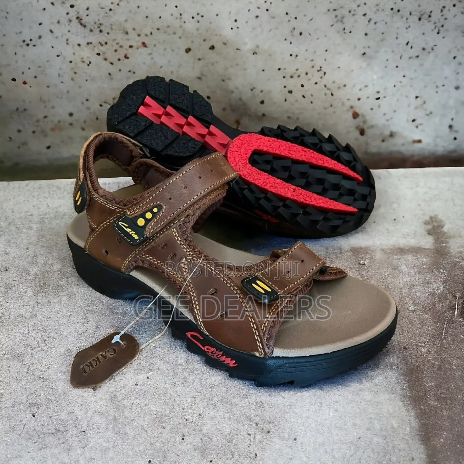 Leather Cakki Open Shoes >Men Open Shoes