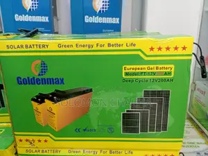 Goldenmax 200ah 12V European Gel Slim Battery