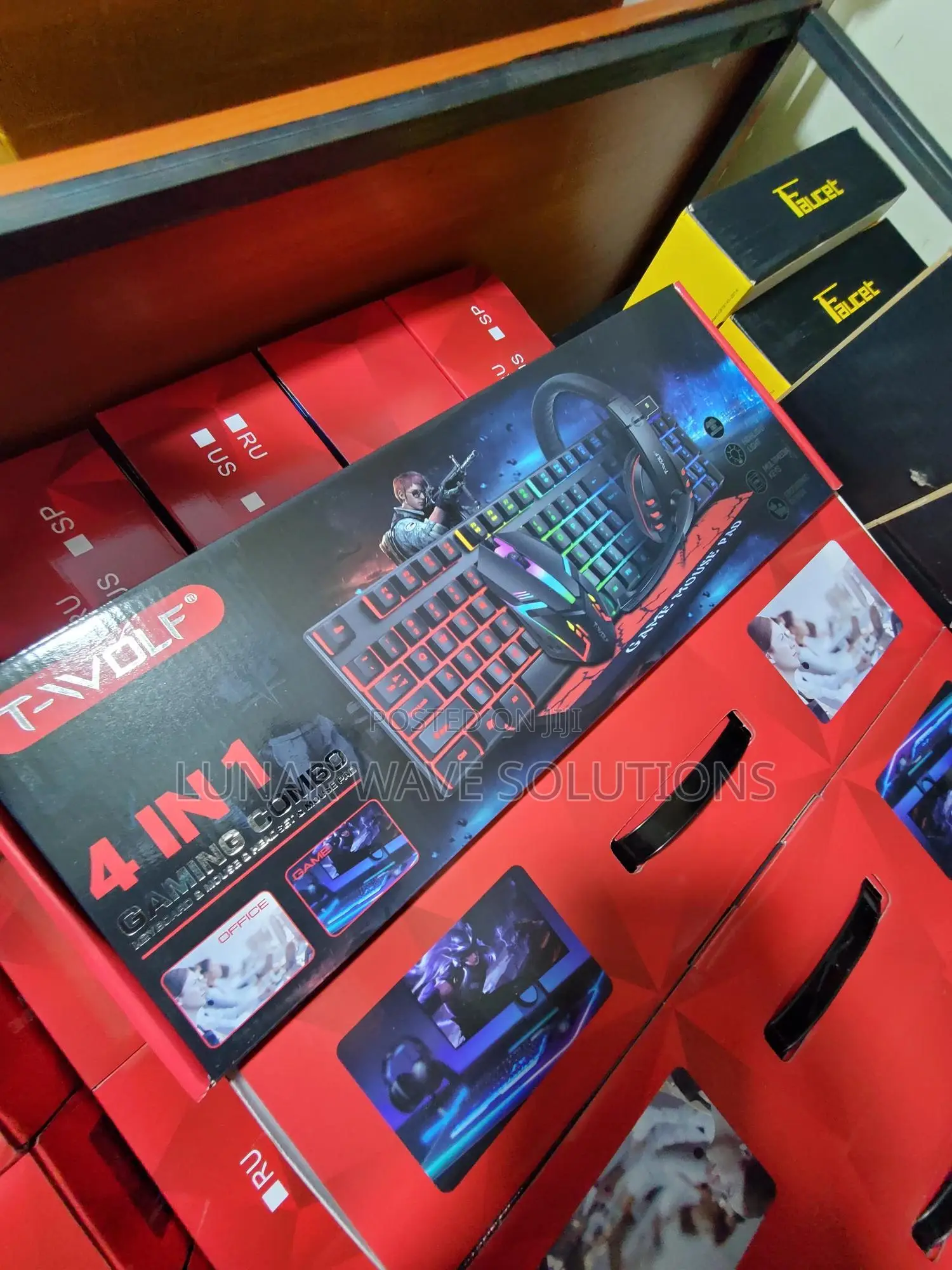 Backlit Keyboard and Headset