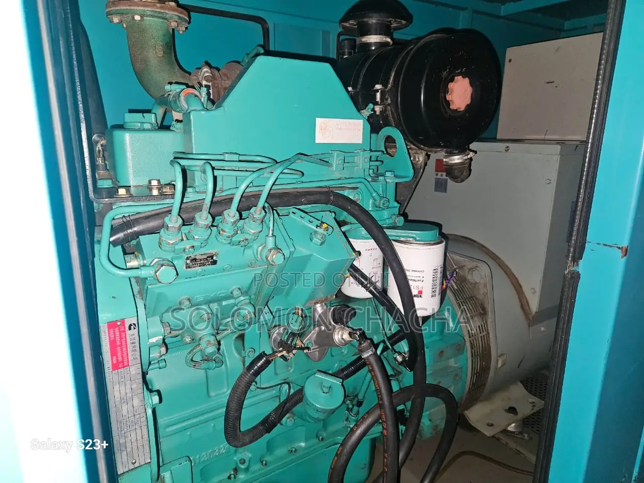 Cummins Generator 62.5kva
Ex Uk Used 3 Phase
Super Silent
