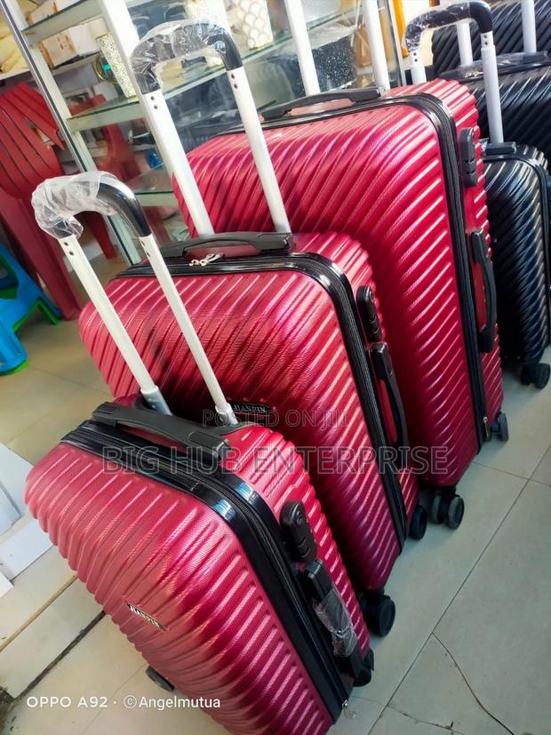 Quality Fibre 3in1 Travel Suitcases - main view