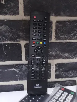 Fat Solarmax Digital Tv Remote + Free Batteries