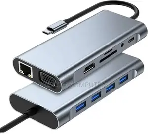 Type C Docking Station 12 in 1 USB C Hdmi,Vga,Type C Pd