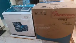 Ramtons 12kg  Twin Tub Washer-white Grey