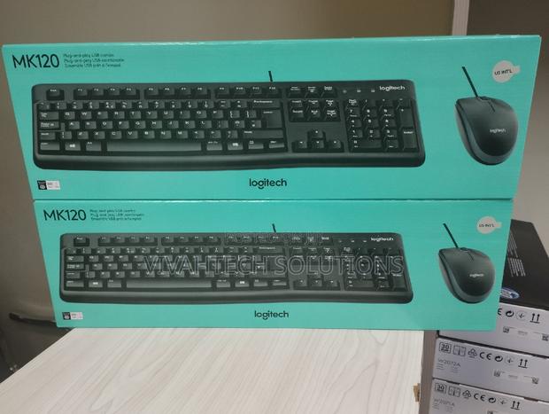 Logitech MK120^ Logitech MK120 USB Corded Keyboard And Mouse - main view