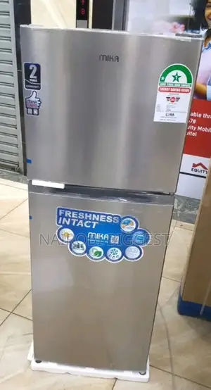 Mika 138litres Double Door Refrigerator