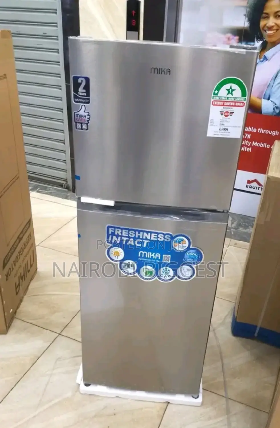 Smart Mika 138litres Double Door Refrigerator