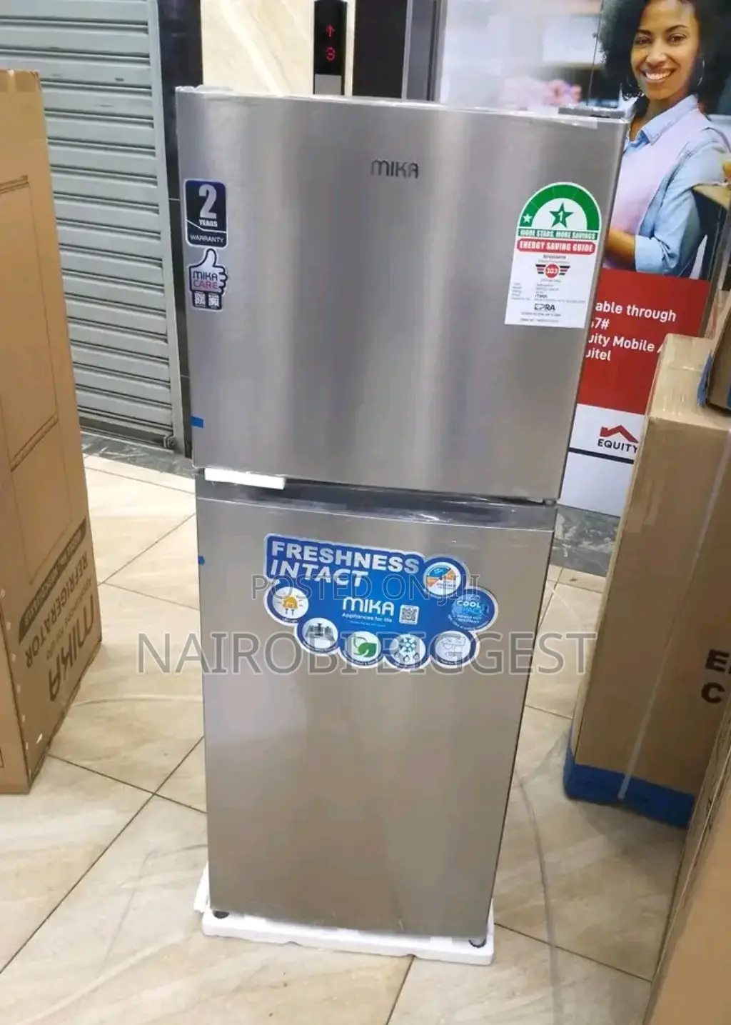 Smart Mika 138litres Double Door
