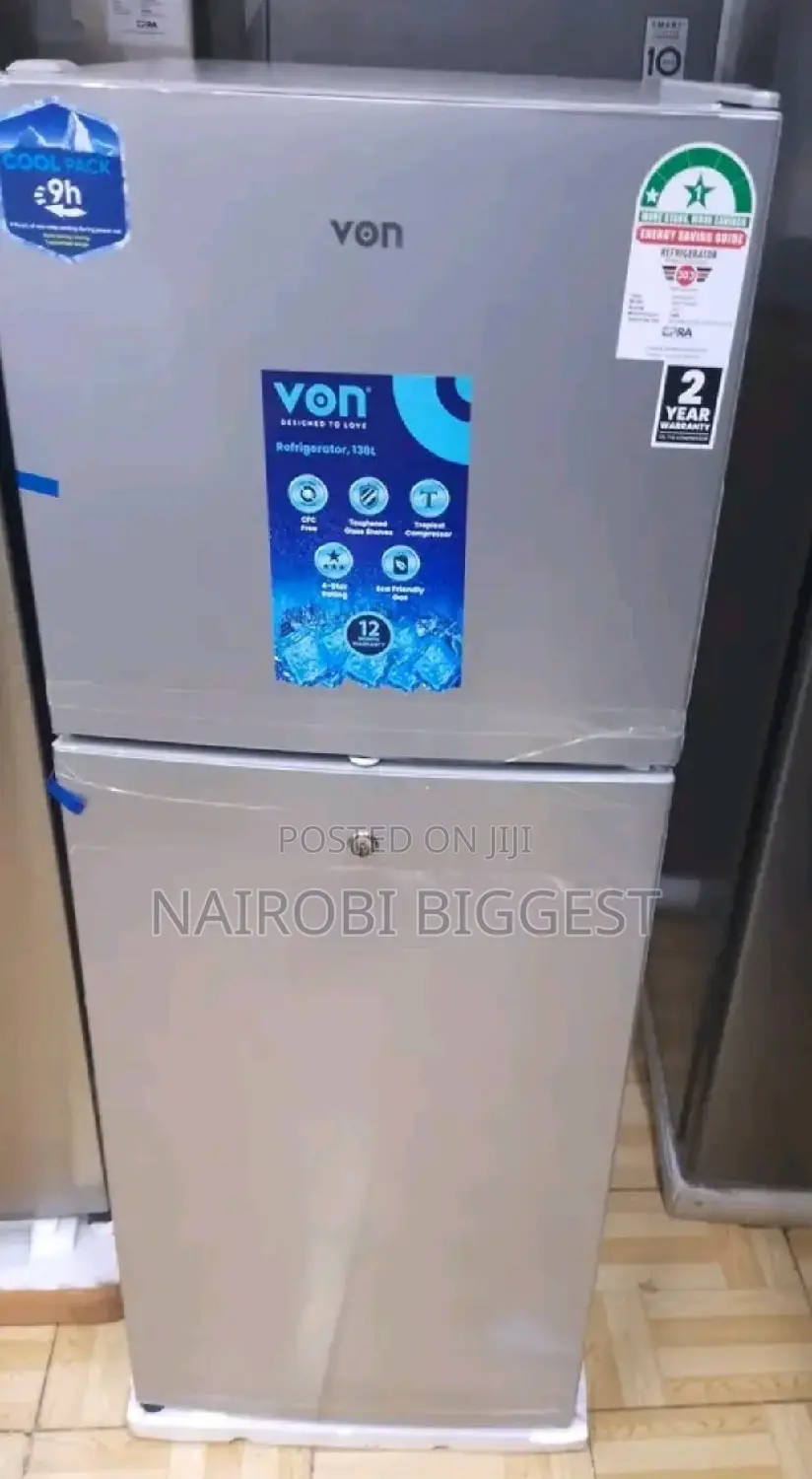 ✓Smart Von 138litres Double Door Refrigerator
