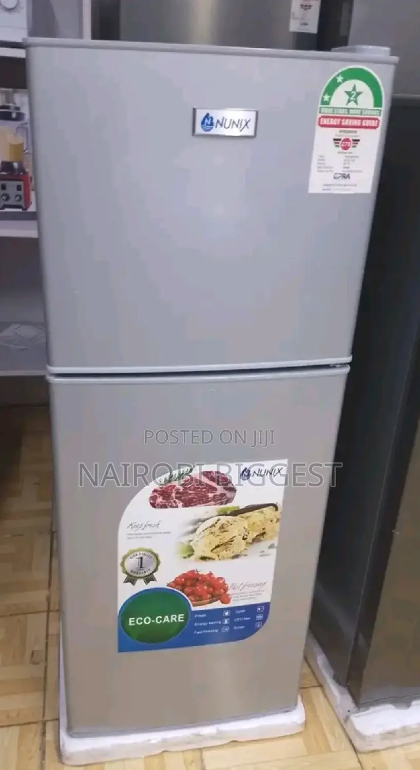  -New Nunix 138litres Double Door Refrigerator
