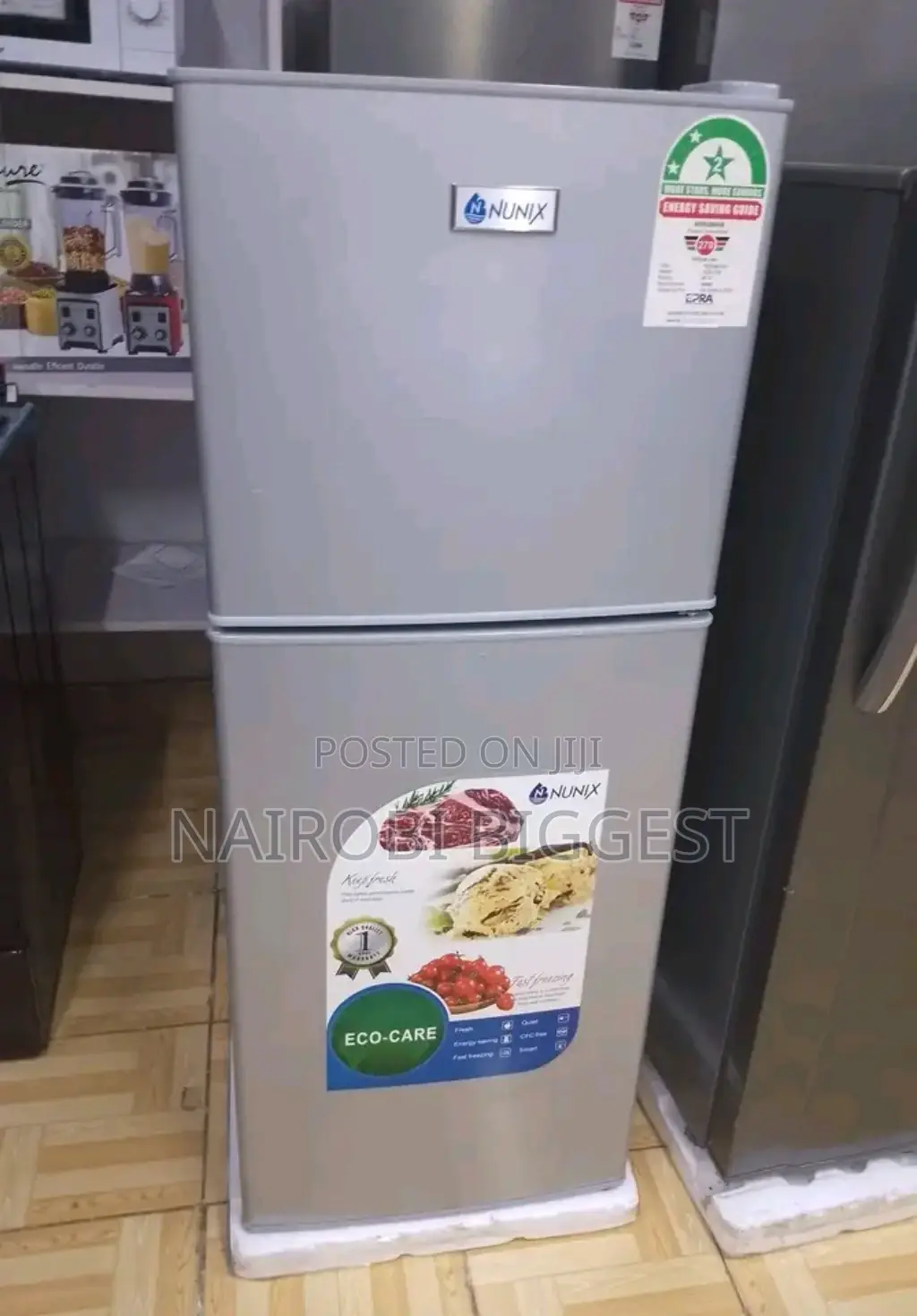 # at Original New Nunix 138litres Double Door Refrigerator