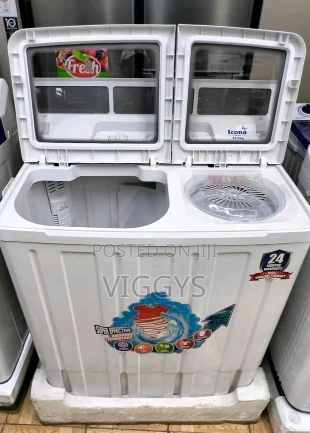 Icon12.5 Kg Twin Tub Washing Machine - main view