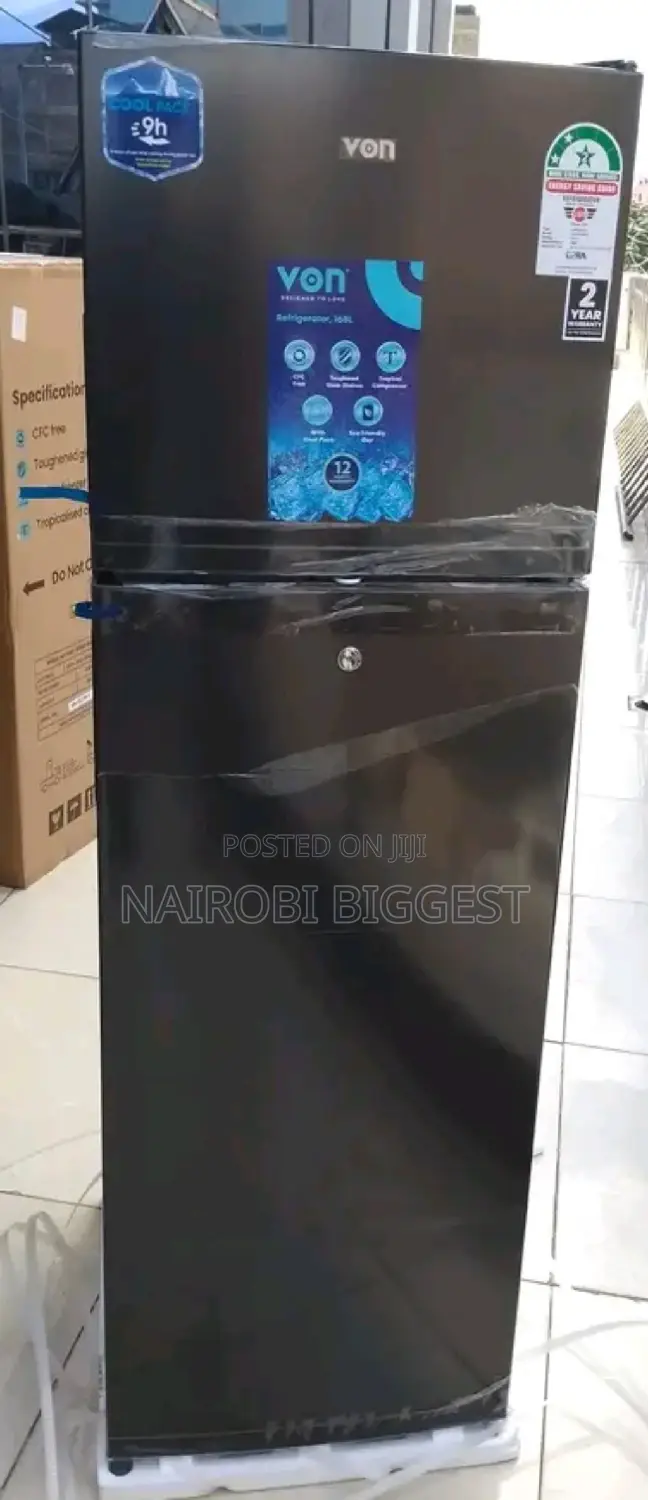 Amazing Von 168litres Double Door Refrigerator