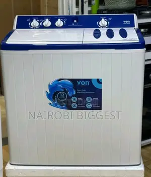 Von 12kg Twin Tub Washing Machine White Valw