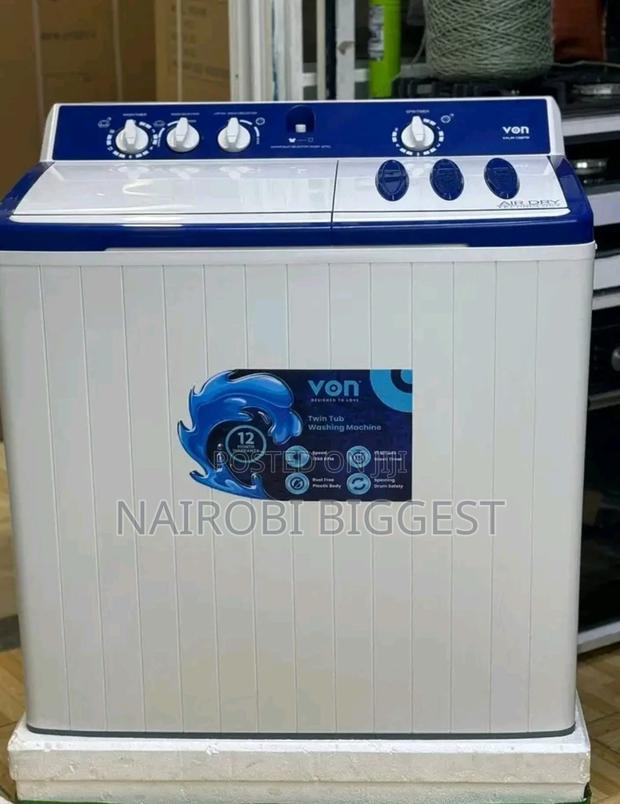 ✓Good Working Quality Von 12kg Twin Tub Washing Machine