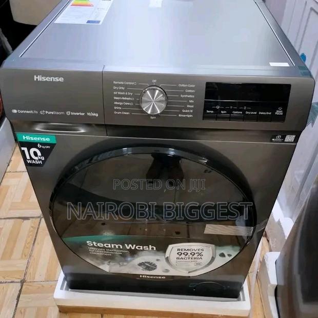 #Amazing Hisense Washing Machine 10kgs Wash And Dry 6kgs Dry