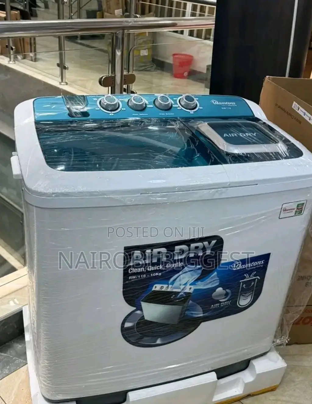 #*Original Ramton 10kg Rw/116 Twin Tub Washing Machine