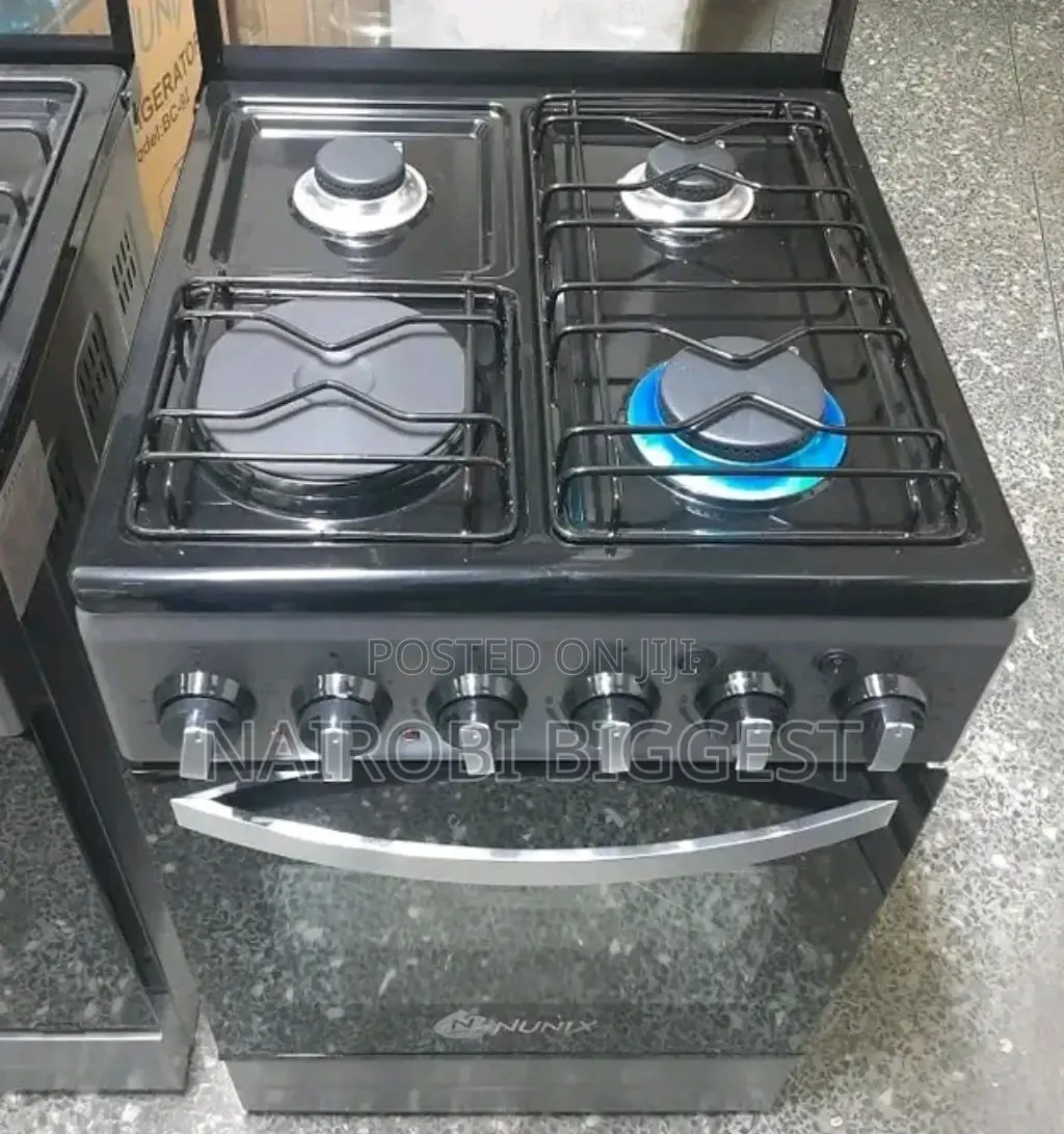 %Nunix 60*60 3+1 Standing Cooker With Electric Oven