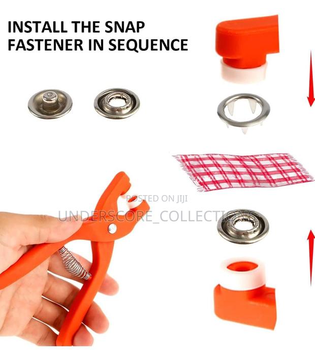 100pcs Snap Button Kit With Pliers - main view