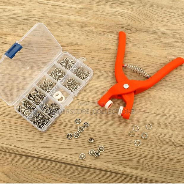 100pcs Snap Button Kit With Pliers - thumbnail 3
