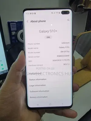 New Samsung Galaxy S10 Plus 128 GB Silver