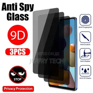 (3PCS Tempered Glass Anti-Spy Glass for Samsung Galaxy A53 A