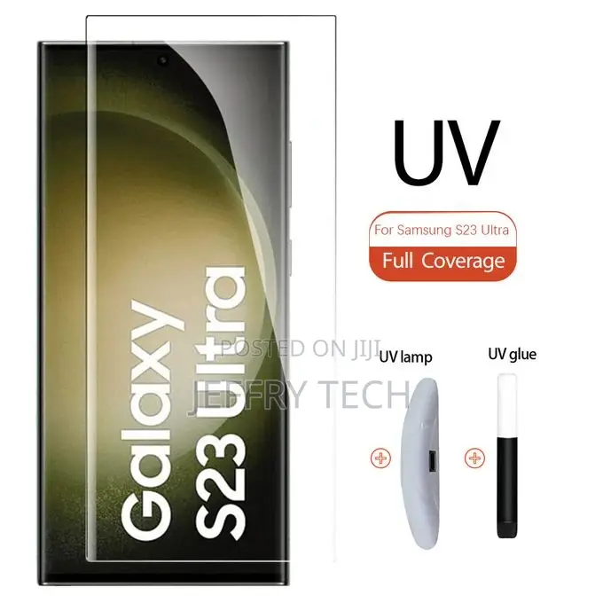 Full Curved UV Tempered Glass for Samsung S23 Ultra 5G S 23