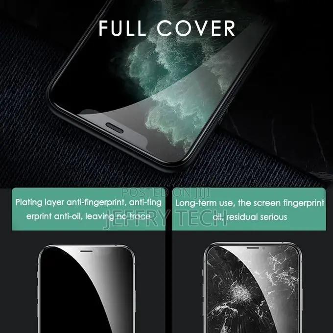 3PCS Full Cover Glass on the for iPhone 11 Pro 7 XR X XS Max
