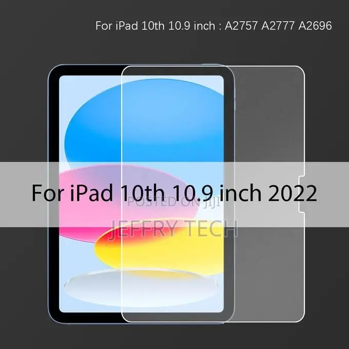 Tempered Glass for iPad 11 12.9 6th 2022 Mini 6 Screem Prot