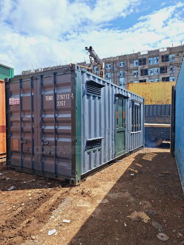 Container Accommodation Room and Store - main view