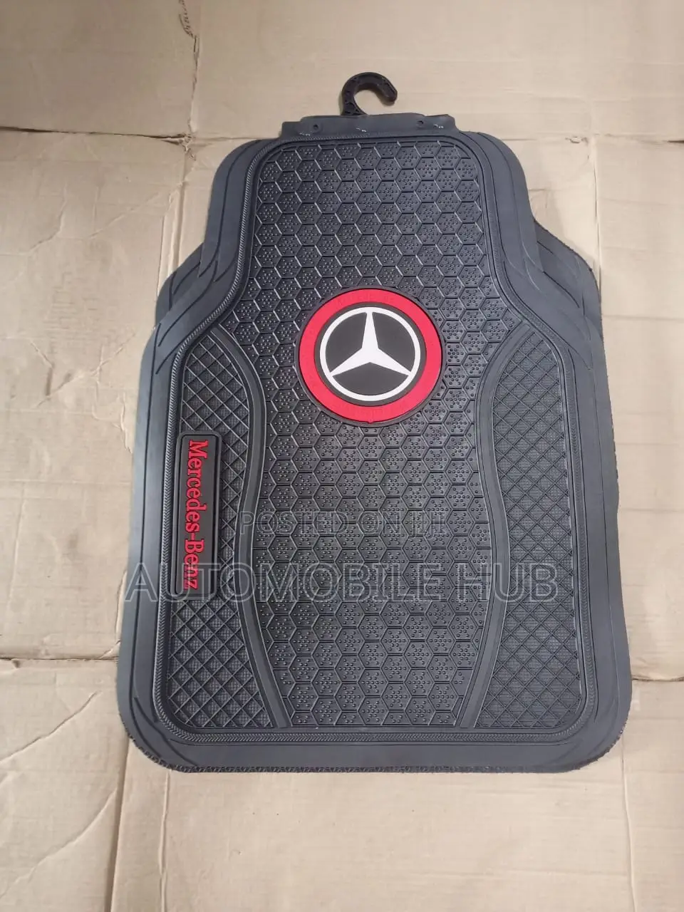 Black Mercedes Floor Mats 5pcs Branded