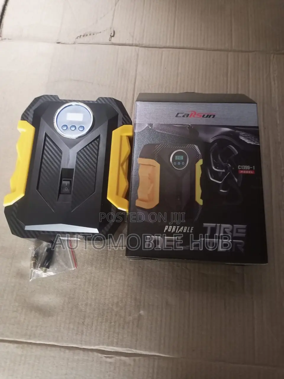 Universal Portable Tire Inflator 1pcs Plus Accessories