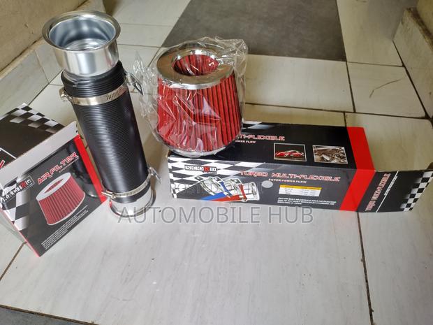 Air Filter With Flexible Air Flow Pipe